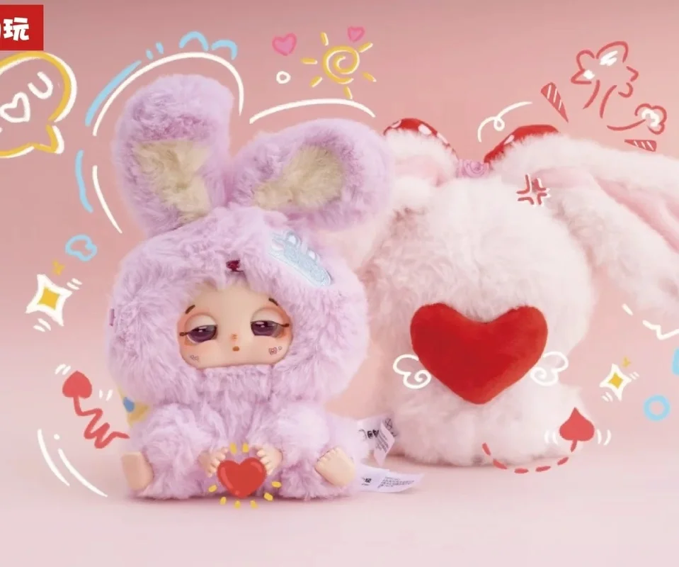 

Новая оригинальная сумка со шлейфом и счастливой доставкой, плюшевая виниловая слепая коробка, милый орнамент, кукла, кулон, модные подарки на день рождения для девочек