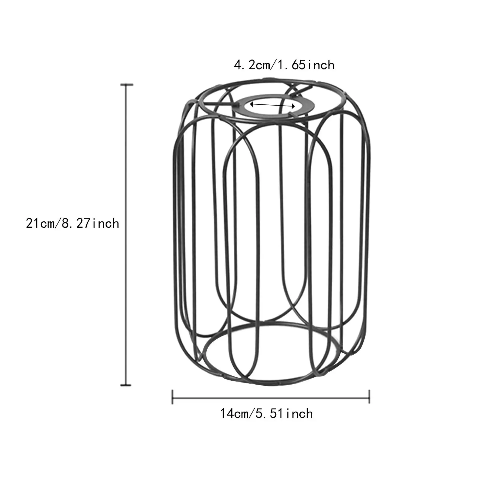 Metal Cage Lampshade Vintage Design Replacement Decoration Bulb Cover for Dining Room Living Room Restaurant Bedroom Hotel