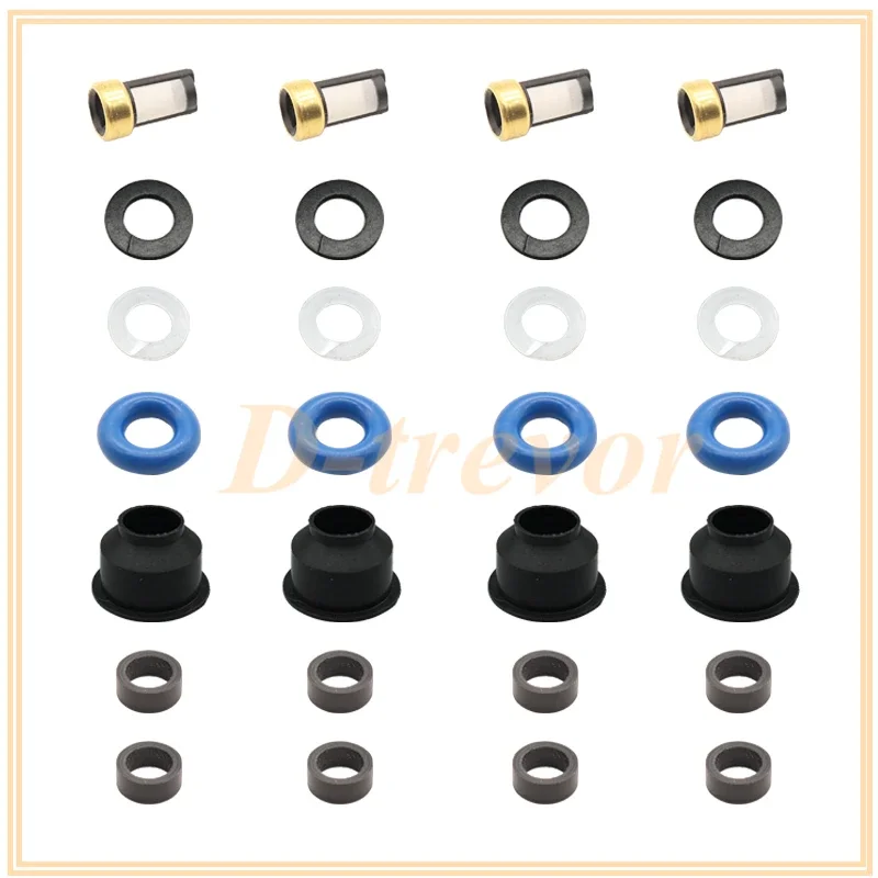 Fuel Injector Seal O-Ring Kit Seals Filters for  2012-2017 Chevy Equinox 3.6L 12634123 Cadillac/GMC/Buick