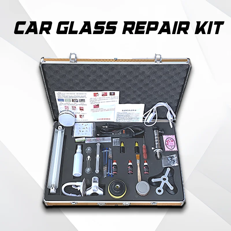 Professional Windshield Repair Restoration Tool Car Glass Repair Kit