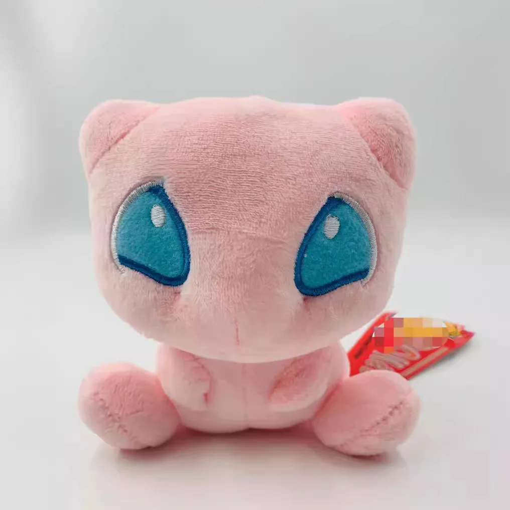 10cm Pokemon Mewtwo Plush Toys Pillow Kawaii Anime Go dex Mew Plush Doll Cartoon Cute Elf Stuffed Doll Birthday Gift For Girls