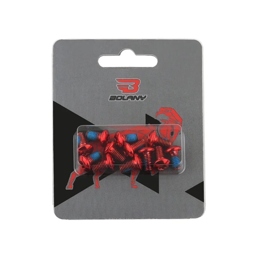 

Brand New Bike Disc Screws Bolts Set 12 Pcs/set Aluminum Alloy Disc Brake MTB Bicycle Brake Mountain Bike