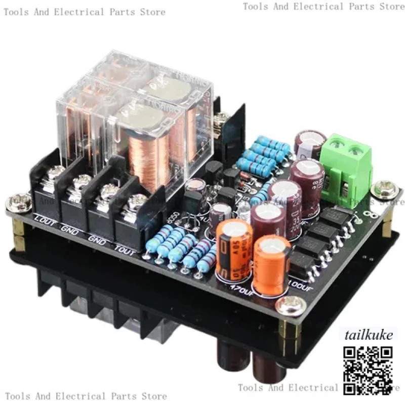 Double Parallel D- A-Class Discrete , Digital Amplifier Dedicated Speaker Protection Board
