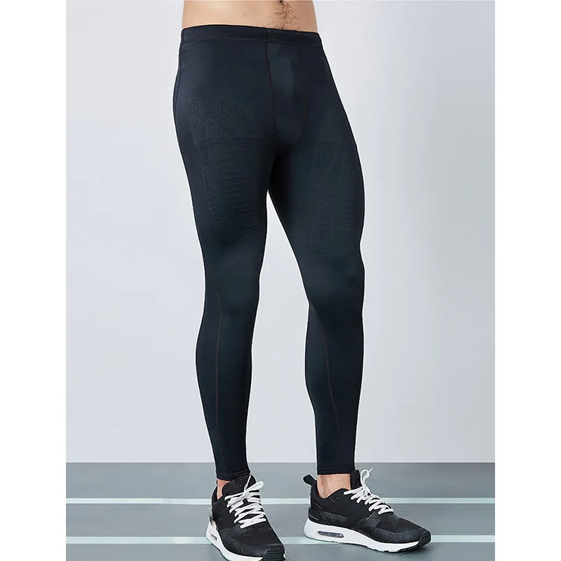 Męskie sportowe legginsy uciskowe sportowe spodnie treningowe dopasowane do legginsy do biegania fitnessu do koszykówki Jogging spodnie do ćwiczenia