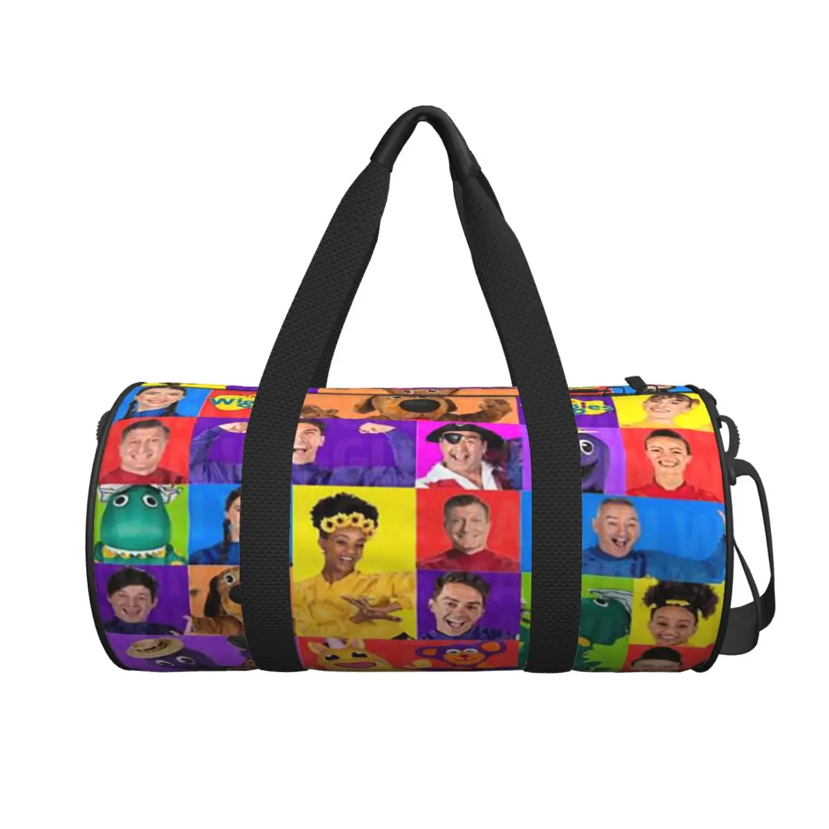 

The Wiggles Tv Show Music Band Large Duffle Gym Bag Waterproof Duffle Travel Bags Handbags Fitness bag