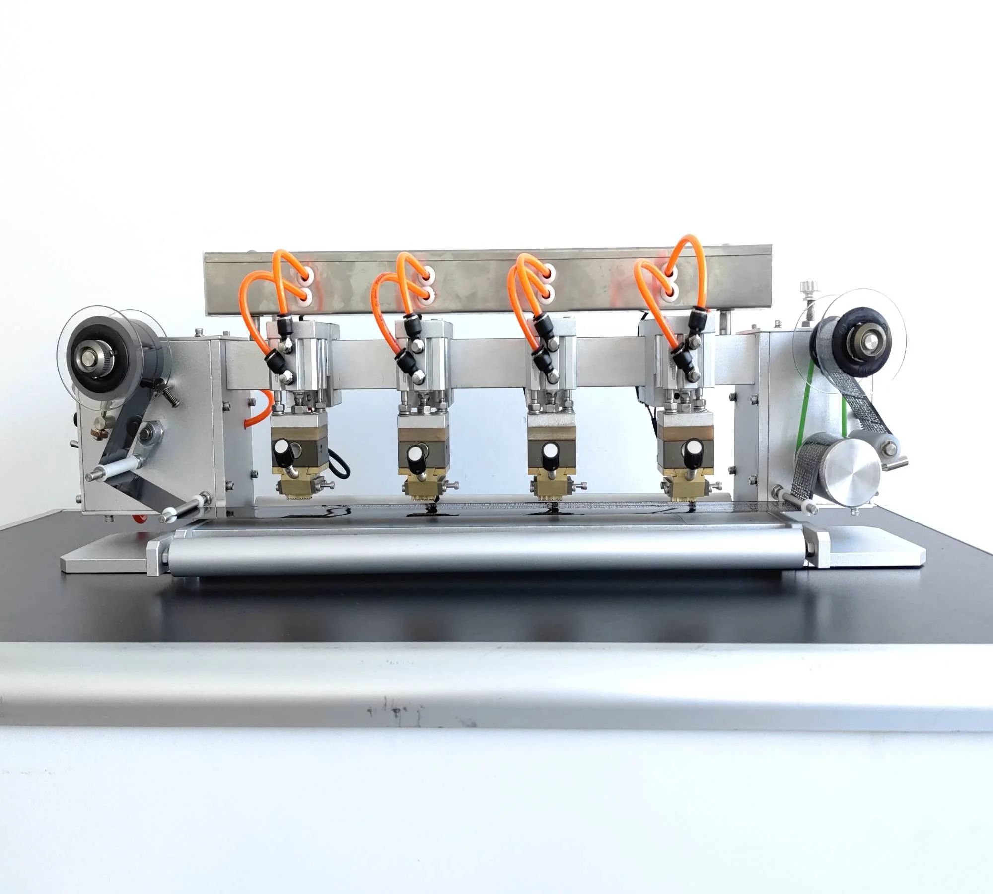 HP-401 Pneumatic Multi-lines Coding Machine Date Coder Batch Number For Packing Machine Multi-head Printer