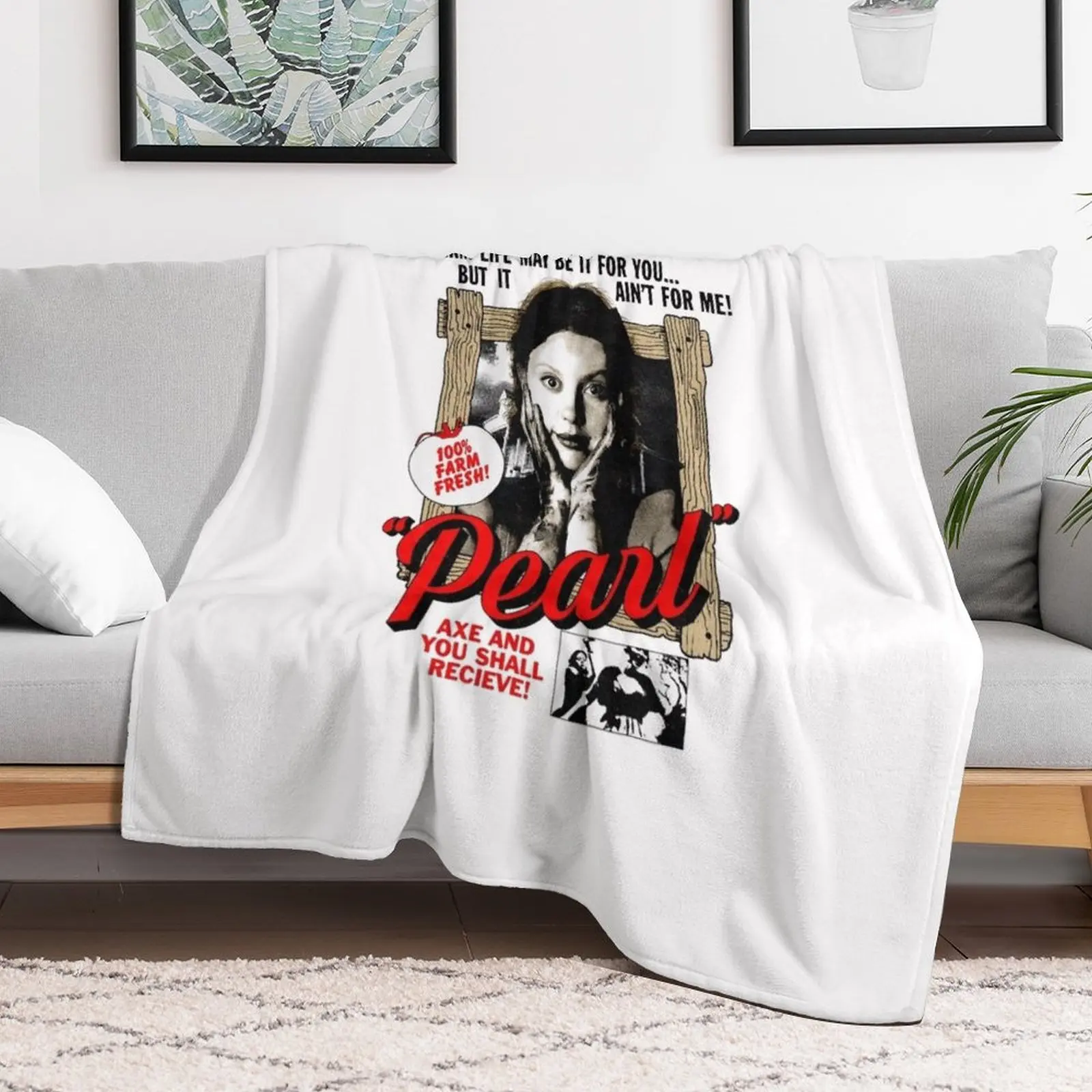 

Copy of X Movie, Ti West Throw Blanket Beach Sofa Throw Thin Cute Plaid Blankets