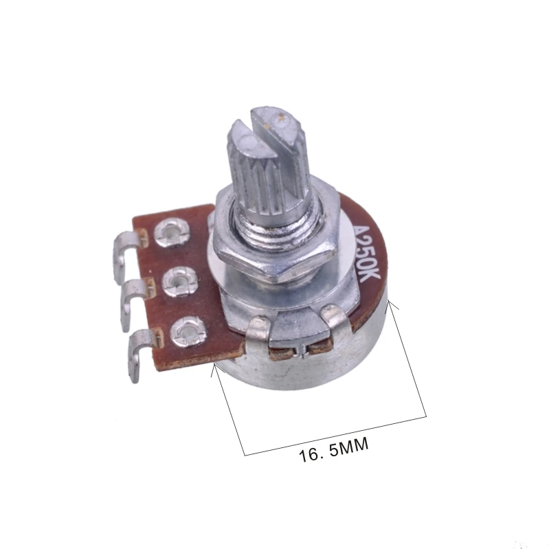 10Pcs Full Size Long Split shaft 18mm Guitar Pots Potentiometer For Guitar Bass part with 4 Specification