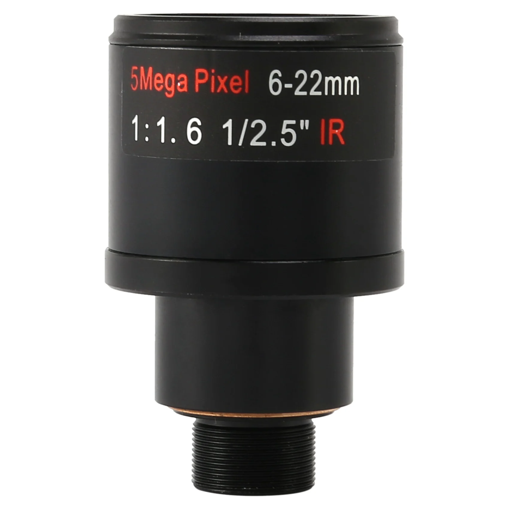 ABNP عدسة CCTV 1/2.5 بوصة 6-22 مللي متر 5MP M12 جبل عدسة متغيرة البعد البؤري F1.6 ل 4MP/5MP CMOS/CCD الاستشعار الأمن IP/كاميرا AHD