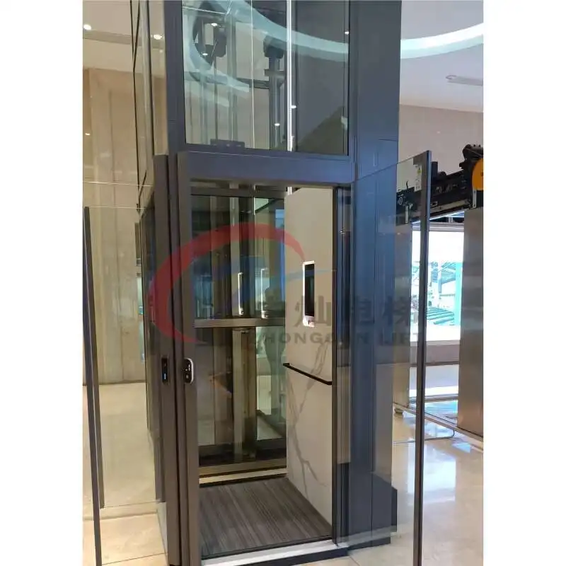 مصاعد الركاب الكهربائية التجارية/Ial 400 كجم معتمدة من CE 2-5 قصص منازل فيلا مصاعد منزلية