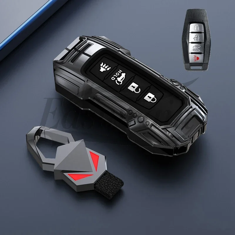 

Car 2/3/4Buttons Smart Key Case Cover Holder Buckle For Mitsubishi Outlander 2021 2022 2023 2024 Key Protective Accessories