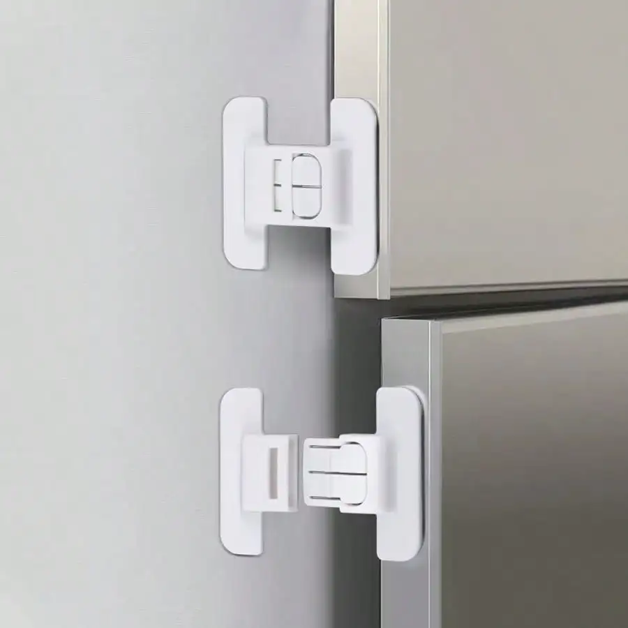 2 mécanismes de verrouillage anti-pincement multi-usages. Conception à double verrouillage. Serrure 