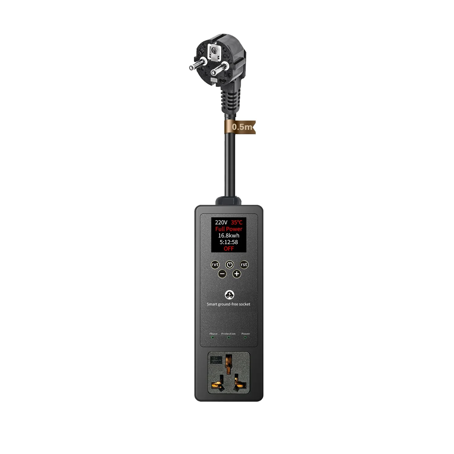 16a-35kw-スマート接地アダプター-ev充電用-イギリス-eu-南アフリカ-ブラジルプラグ-中国標準ソケット-デジタルディスプレイ付き
