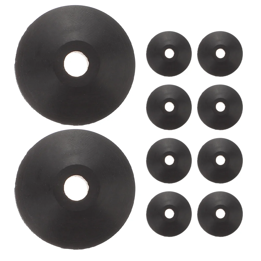 

10pcs Rubber Washers For Toilet Seal Conical Design Leak Proof Durable Sealing Solution For Tank Pipe Valve Repair
