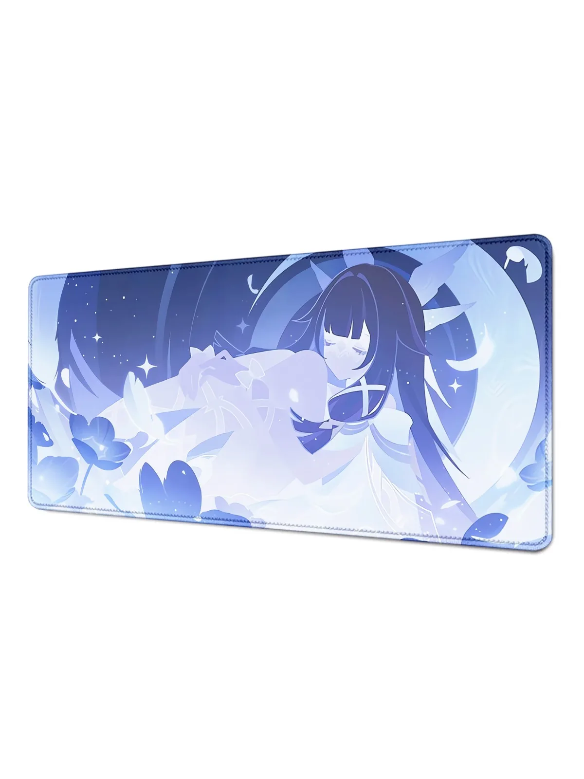 Podkładka pod mysz Kawaii Genshin Impact Columbina, gamingowa, z obszyciem, motyw zwierzęcy, duża, gumowa, artystyczna, pod laptopa, na biurko. — zdjęcie produktu 7