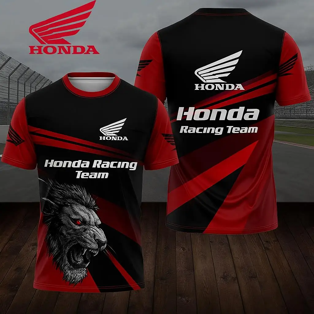 

Honda 2026, летняя гоночная футболка для мужчин, легкая дышащая быстросохнущая мотоциклетная майка, байкерская спортивная одежда для верховой езды на открытом воздухе