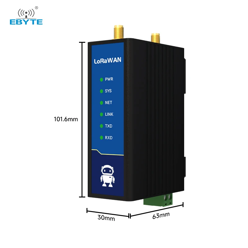 LoRaWAN Gateway Wireless Modem 470/868/915MHz 4G SX1302 Built in PA+LNA EBYTE E870 Series High Speed 8-Channel