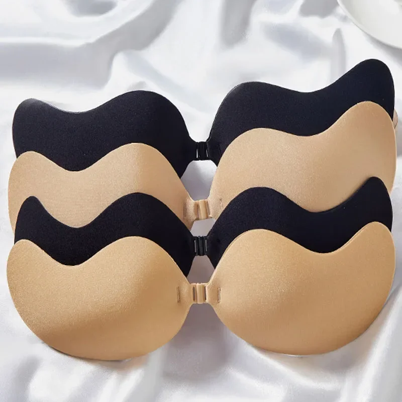 1/2pcs Invisible Strapless Adhesive Stick Bra Women Strapless Push Up Bras Lingerie Seamless Silicone Nipple Bralette Underwear