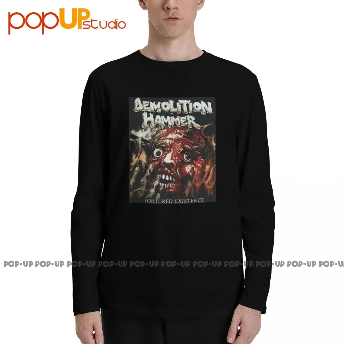 Demolition Hammer Long Sleeve T-Shirts T-shirt Tee Top Daily Premium Hot Selling