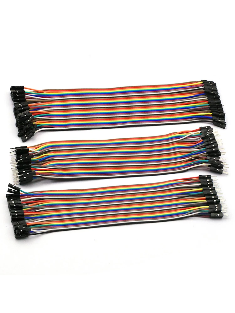 Dupont Wire female to female Male to female Male 40P color bar connection cable Male bus 10/30/20/40CM