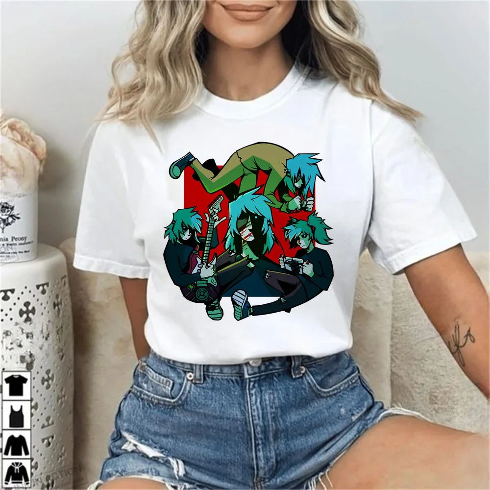 Sally Face tshirt girl y2k korean fashion kawaii t shirt cute baddie 2000s summer harajuku