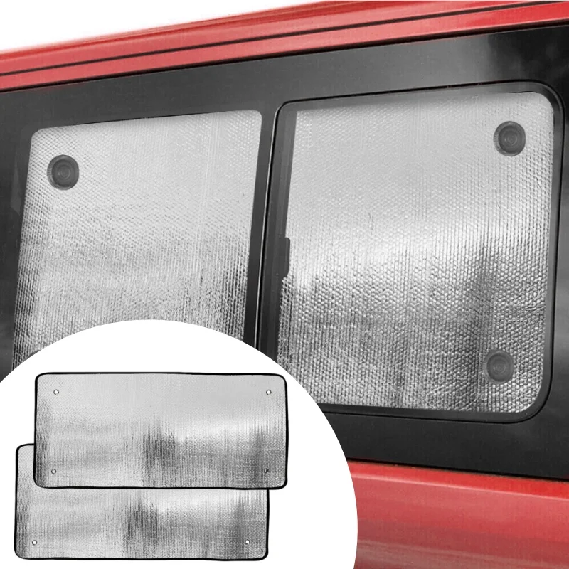 2pcs Middle Side Window Thermal Blind Set Fits For VW T5/T6 Transporter & Caravelle Camper Van Sun Visors Interior Parts