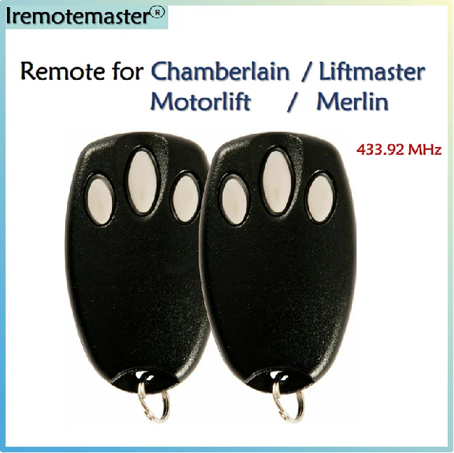 Para liftmaster 94335e 94333eml c945 merlin + cm842 84335e 84335eml porta da garagem controle remoto substituição