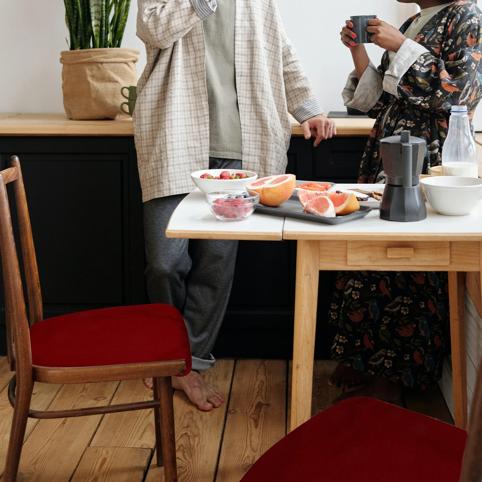 

2Pcs Chair Cover Premium Elastic Seat Slipcover for Home Party Decor 40-50Cm Stretchable Washable Reusable Comfortable Fit High