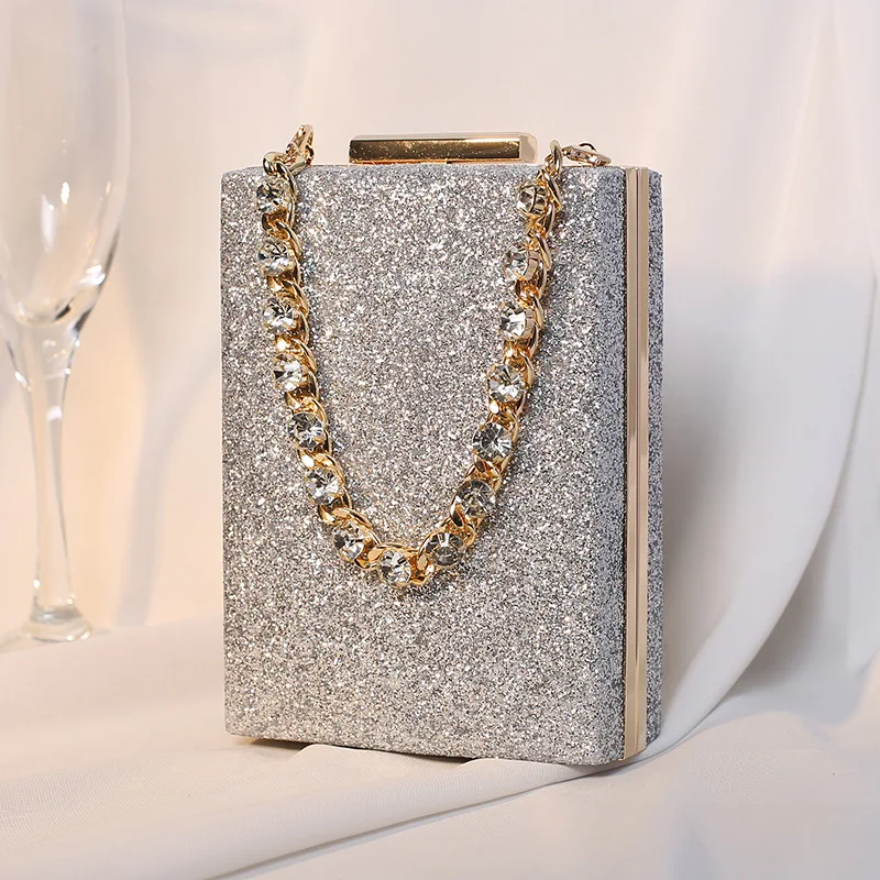 Clutch Geldbörse Luxus für Frauen Strass Frauen Handtasche Kette Party Diner Abend taschen Hochzeit Kristall Tasche