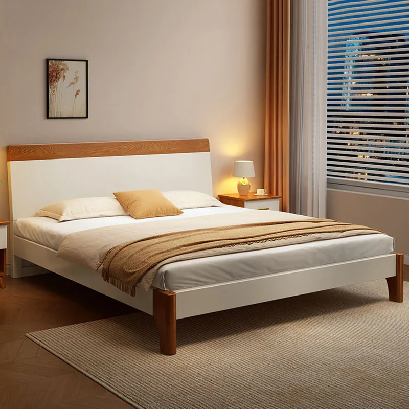 Baby Luxury Bed Children Modern Double Bedroom Bedroom Mobile Princess Sleeping Bed Wooden Letto Matrimoniale Home Furniture