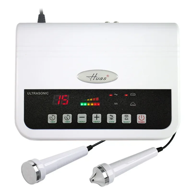 2in1 Ultrasonic Facial Beauty Machine Ultrasound Massager Face Lifting Cleaning Skin Tightening Anti Wrinkle Body Massage Device