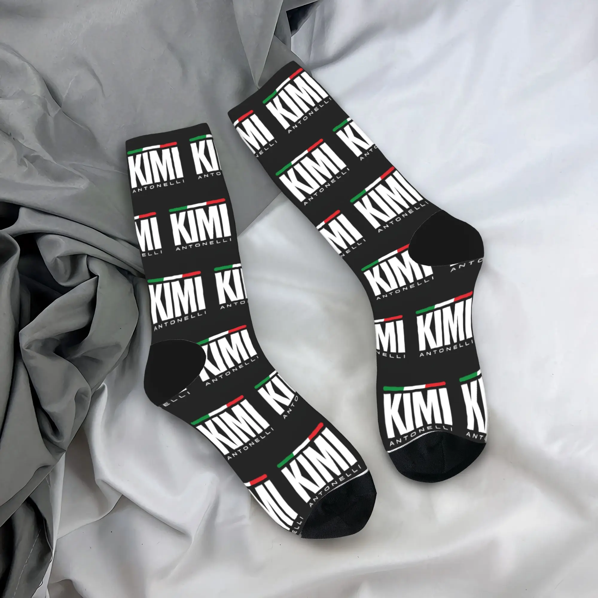 

Носки Racing Prodigy Kimi Art Design, индивидуальные носки с противоскользящим покрытием, мужские носки для взрослых, дышащие, осенние, повседневные, для занятий спортом на открытом воздухе