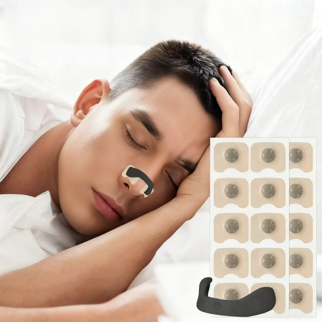 

30 Pairs/box Nasal Patch Anti-snoring Magnetic Nasal Clip Nasal Dilator Improve Sleeping Reduce Snoring Nasal for Nighttime