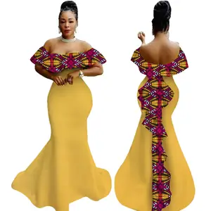 Ankara Dress Off Shoulder AliExpress