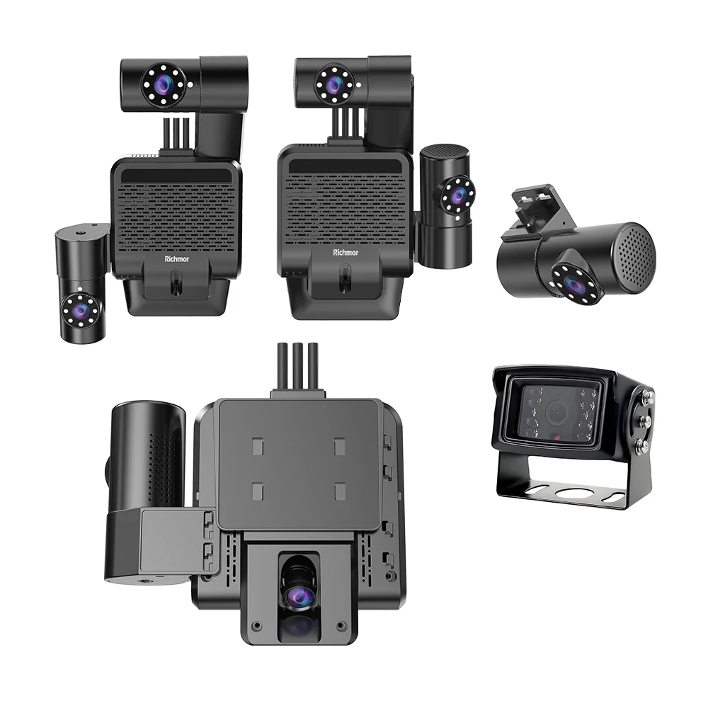 

4G Car Dashcam Remote Driver Identification DSM Driver Fatigue DMS ADAS BSD Safety Alarm System for Truck