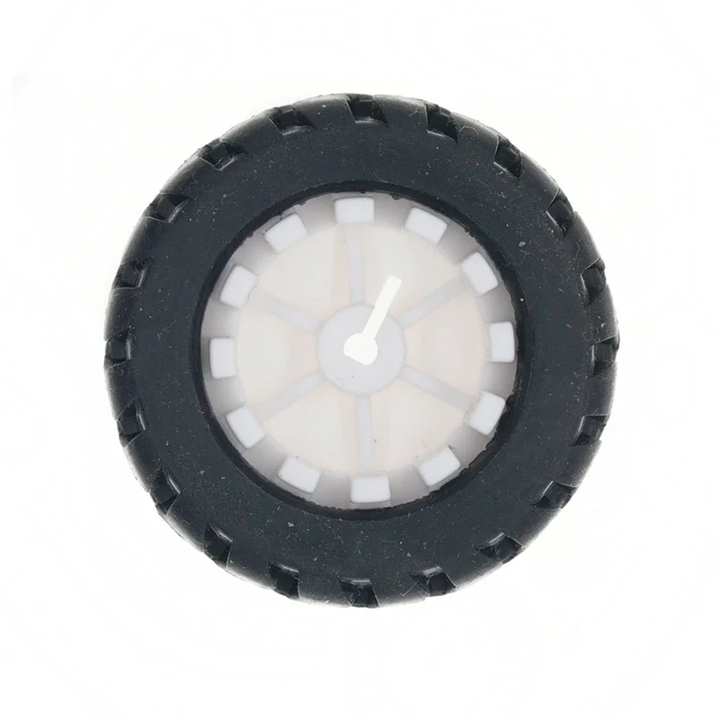 D-axis rubber tire Robot Accessories 43MM Tracking trolley model wheels With N20 gear motor view 4