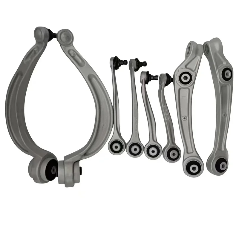 8pcs High Quality New Suspension Parts Front Upper Control Arm Kit for Audi A4 A6 B7 B6 8E0407151E 8E0498998 6 Months Warranty