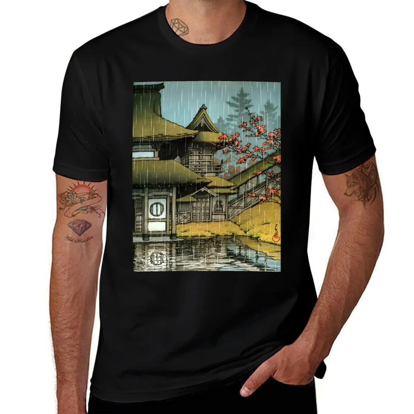 

Hasui Kawase T-Shirt animal prinfor boys essential t shirt customs t shirts for men cotton