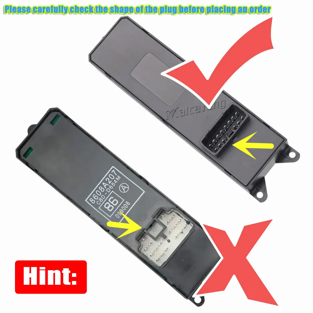 Master Power Window Switch MR587943 WSMT010 For Mitsubishi Endeavor Lancer Montero Galant