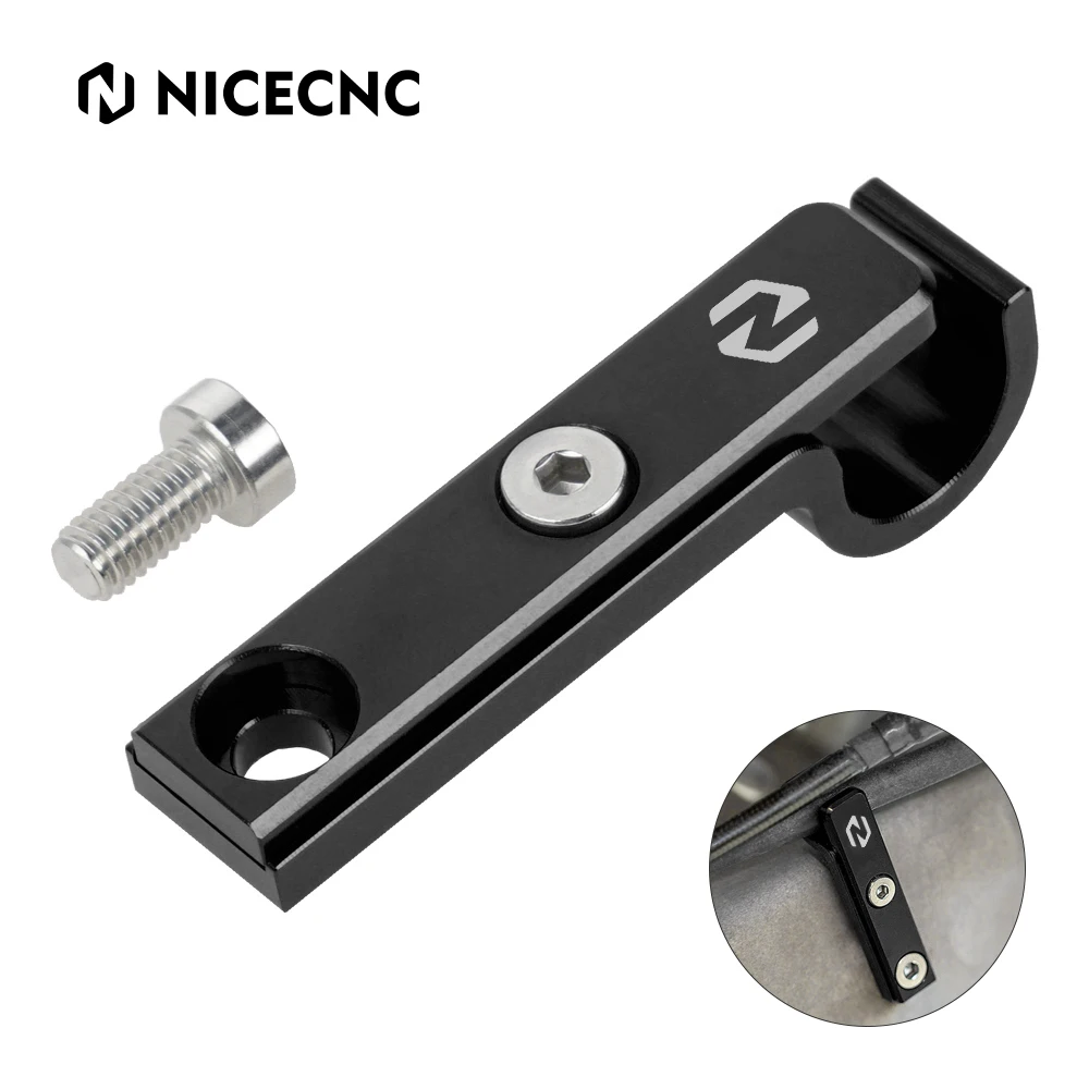 NICECNC  For Raptor Yamaha 700 Aluminum ATV Brake Hose Line Hose Clamp Holder CNC Machined For Yamaha Raptor 700 2012-2020