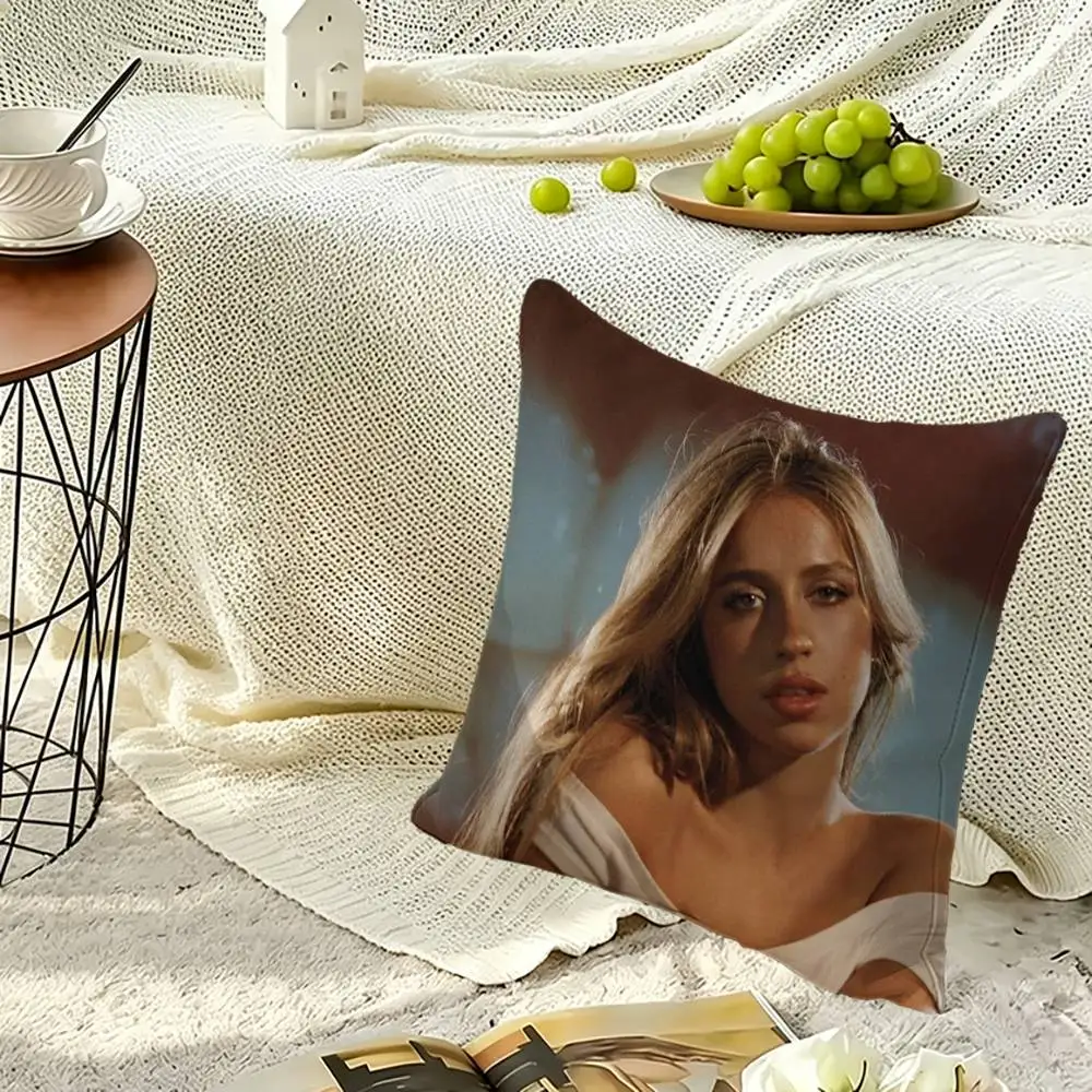 So C-Close to What Tate McRae Soft Pillow Shell For Sofa Living Space Bedroom Headboard Backrest Square Cushion Cozy