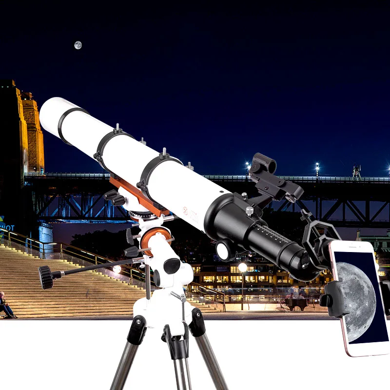 Professional High Power Sky-watcher Refractive Astronomical Telescope with Equatorial Mount