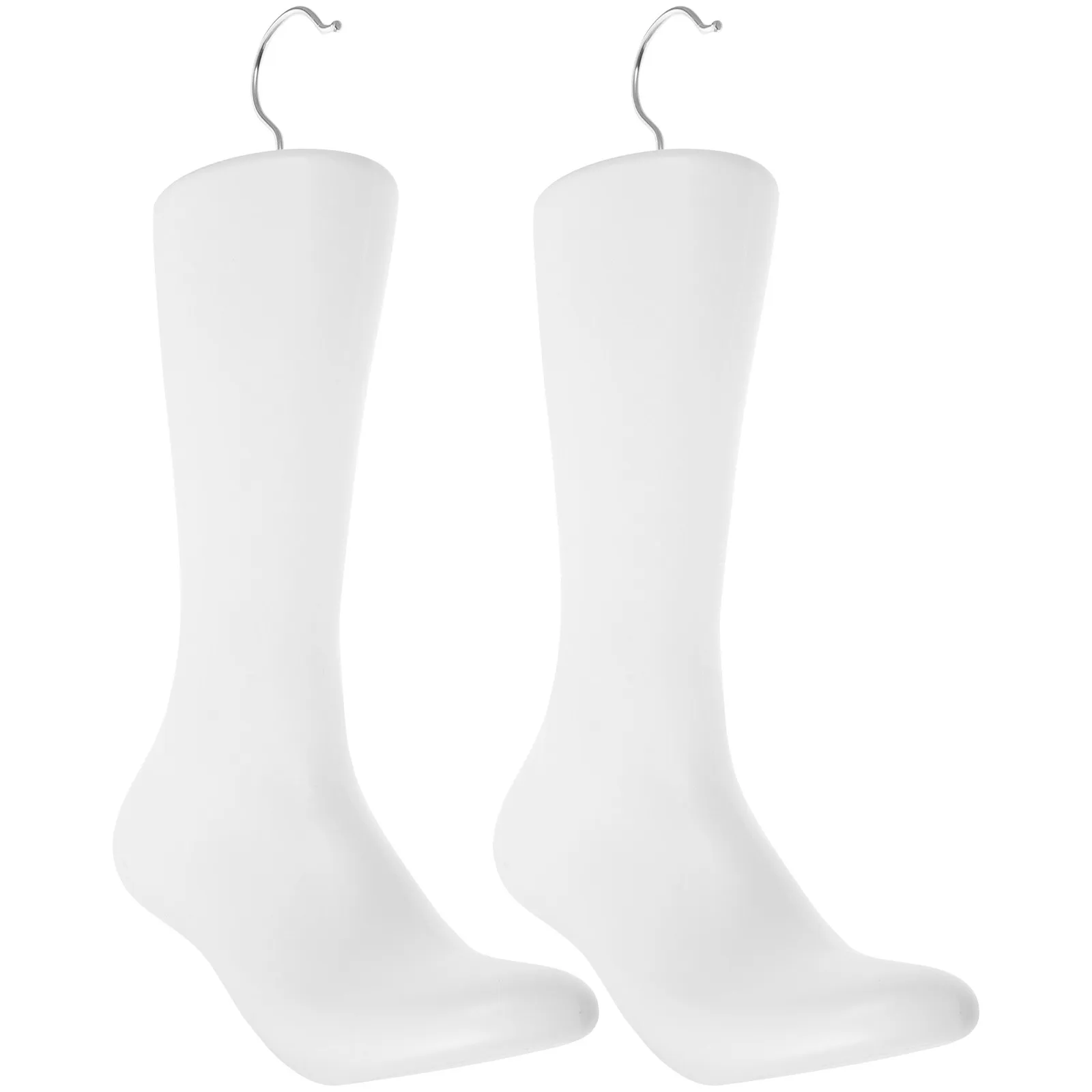 2Pcs Female Foot Models for Shoe Display Mannequin Support Plastic Socks Dress Mannequin for DIY Clothing & Shoe Crafts