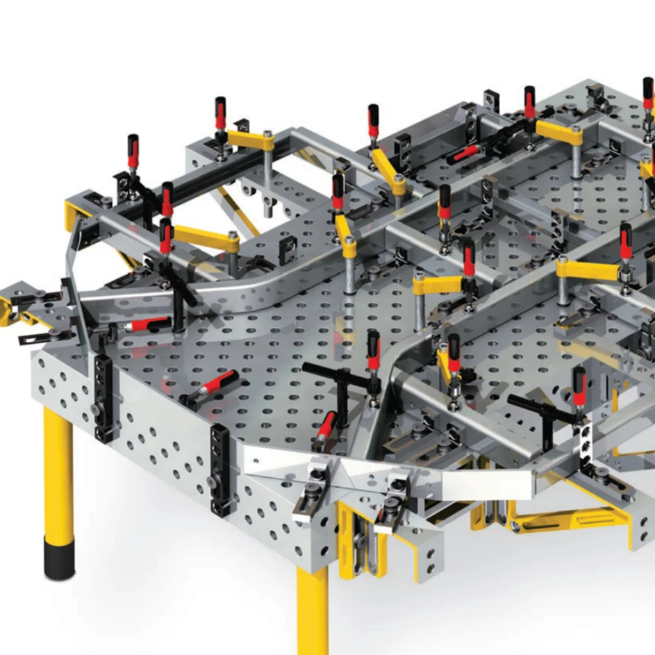 حار بيع D28 D30 Q345 2D 3D طاولة لحام