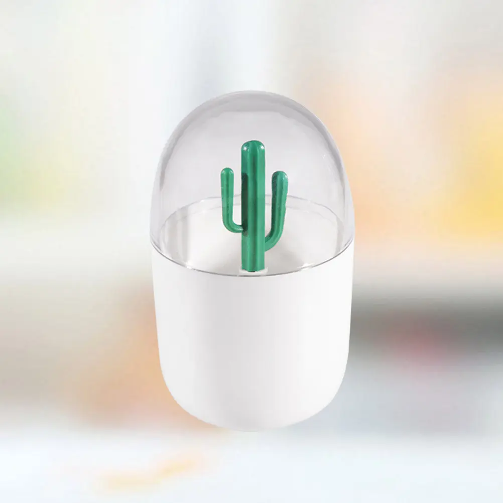 Cactus Shaped Toothpick Holder Dispenser for Home Kitchen Coffee Shop Decor Adorable Hygienic Plastic Toothpick Container