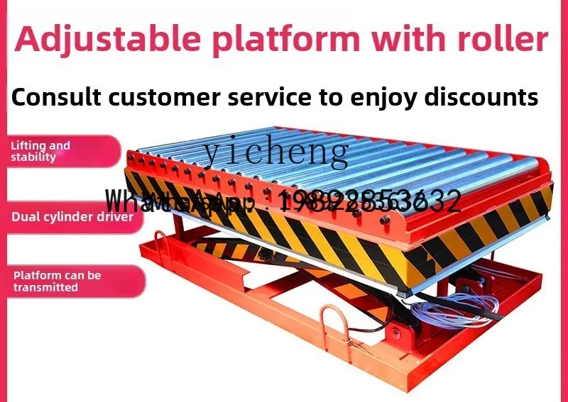 

ABB Electric Lifting Platform Fixed Hydraulic Lifting Car Double Cylinder Household Lift Full Electric Platform Car