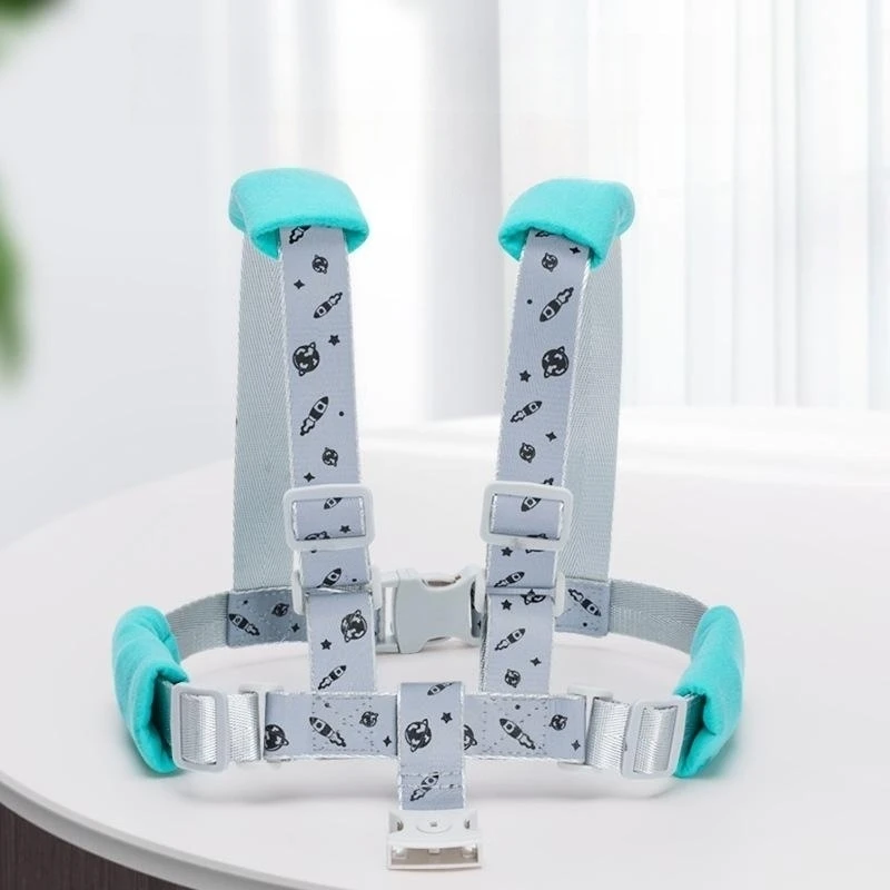 Ceinture de traction de sécurité anti-perte pour enfants, sangle et bracelet à usage touristique, motif ours et fusée et planète