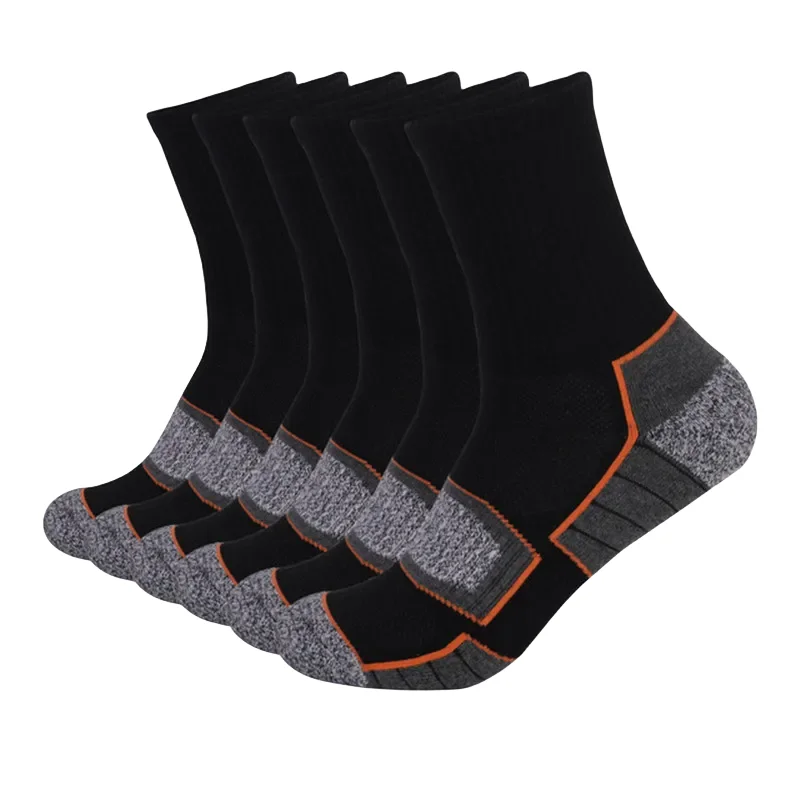 Inverno donna uomo calze da Trekking termico più spesso traspirante cuscino in cotone equipaggio sport all'aria aperta sci Trekking stivali da lavoro Thermosock