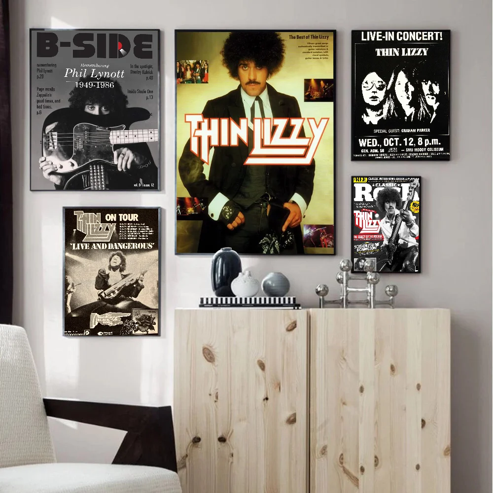 Classic Rapper Thin zerby Band stampe e poster di buona qualità adesivo di carta impermeabile Coffee House Bar poster adesivi murali