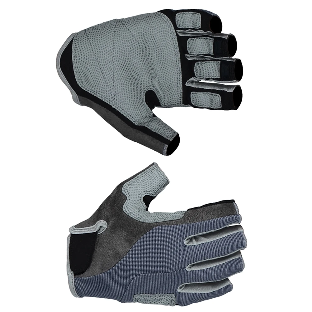 

Fitness Gloves Climbing Half Finger Mittens Hiking Outdoor Sports Durable Flexible Wrist Adjustable Long Service Stable